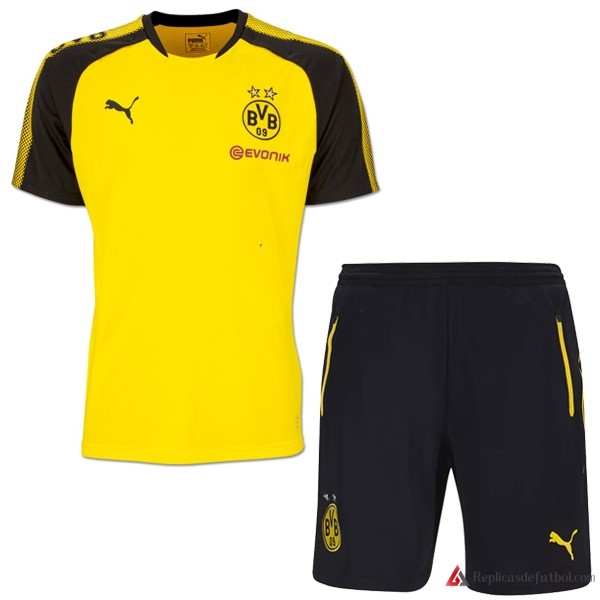 Camiseta Entrenamiento Borussia Dortmund Conjunto Completo 2017-2018 Amarillo